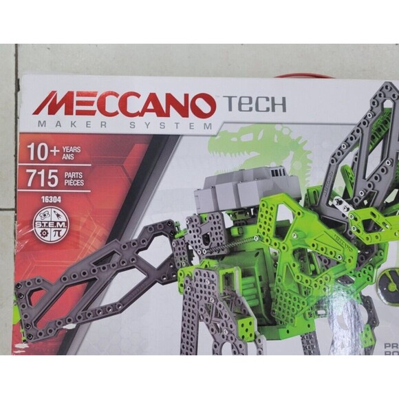 Meccano Tech Meccasaur Programmable Robotic T-Rex Dinosaur Building Kit - Picture 5 of 10